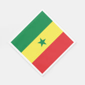 Vlag van Senegal Servet (Hoek)
