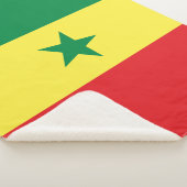 Vlag van Senegal Sherpa Deken (3/4)