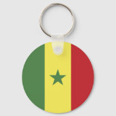 Vlag van Senegal Sleutelhanger (Voorkant)