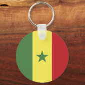 Vlag van Senegal Sleutelhanger (Voorkant)