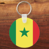 Vlag van Senegal Sleutelhanger (Voorkant)