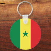 Vlag van Senegal Sleutelhanger (Achterkant)