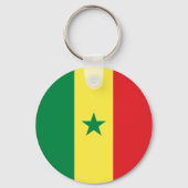 Vlag van Senegal Sleutelhanger (Achterkant)