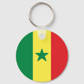Vlag van Senegal Sleutelhanger (Voorkant)