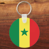Vlag van Senegal Sleutelhanger (Voorkant)