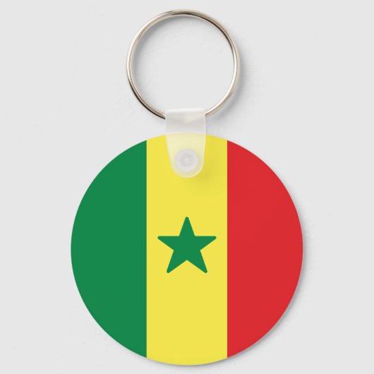 Vlag van Senegal Sleutelhanger (Achterkant)