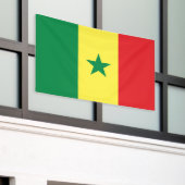 Vlag van Senegal Spandoek (Buitenkant Gebouw)