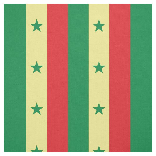 Vlag van Senegal Stof (Swatch)