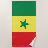 Vlag van Senegal Strandlaken (Voorkant)