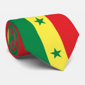 Vlag van Senegal Stropdas (Opgerold)