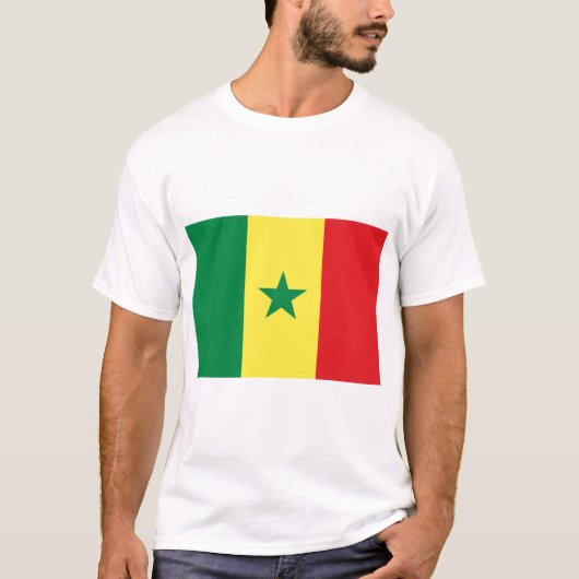 Vlag van Senegal T-shirt (Voorkant)