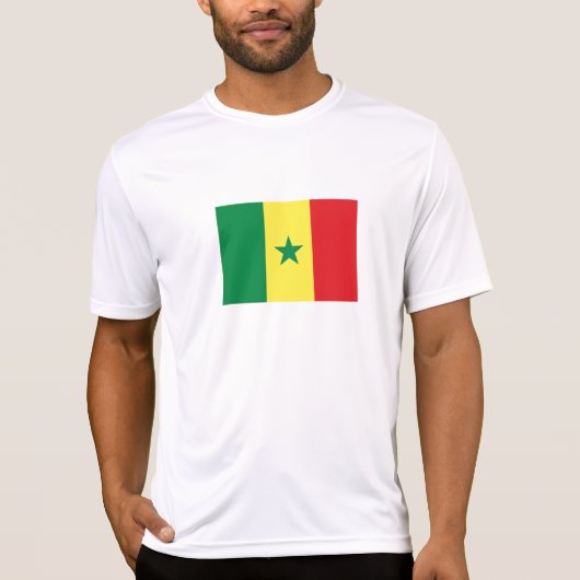 Vlag van Senegal T-shirt (Voorkant)