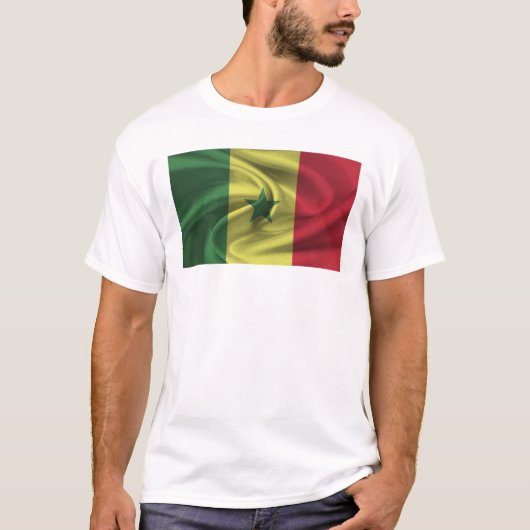 Vlag van Senegal T-shirt (Voorkant)