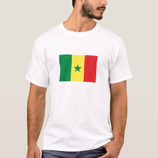 Vlag van Senegal T-shirt (Voorkant)