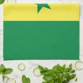 Vlag van Senegal Theedoek (Gevouwen)