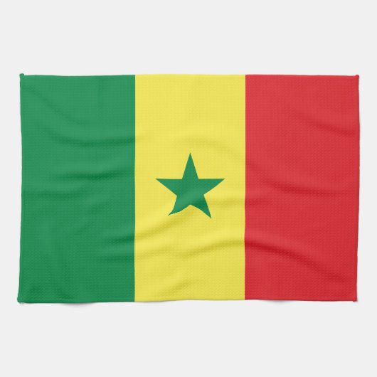 Vlag van Senegal Theedoek (Horizontaal)