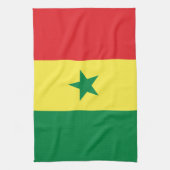 Vlag van Senegal Theedoek (Verticaal)