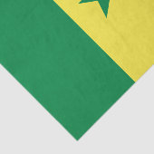 Vlag van Senegal Tissuepapier (Detail)