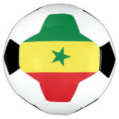 Vlag van Senegal Voetbal (Gedraaid)