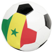 Vlag van Senegal Voetbal (Drie kwart)