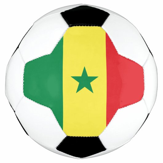 Vlag van Senegal Voetbal (Voorkant)