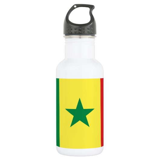 Vlag van Senegal Waterfles (Voorkant)