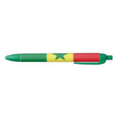 Vlag van Senegal Zwarte Inkt Pen (Bodem)