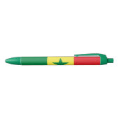 Vlag van Senegal Zwarte Inkt Pen (Bovenkant)