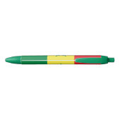 Vlag van Senegal Zwarte Inkt Pen (Achterkant)