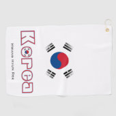 Vlag van Seoul Korea Abstract Golfhanddoek (Horizontaal)