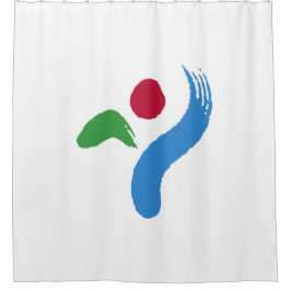 Vlag van Seoul (Zuid-Korea) Douchegordijn