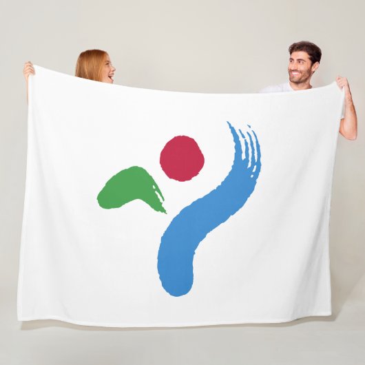 Vlag van Seoul (Zuid-Korea) Fleece Deken (In situ)