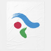 Vlag van Seoul (Zuid-Korea) Fleece Deken (Voorkant)