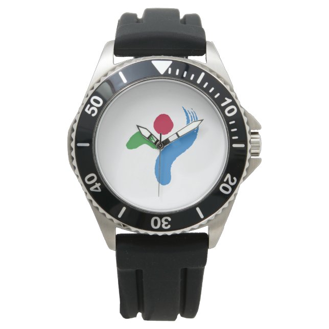 Vlag van Seoul (Zuid-Korea) Horloge (Voorkant)