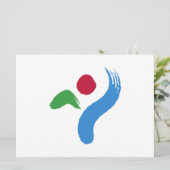 Vlag van Seoul (Zuid-Korea) Kaart (Staand voorkant)