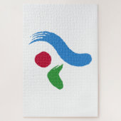 Vlag van Seoul (Zuid-Korea) Legpuzzel (Verticaal)