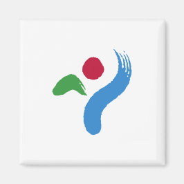 Vlag van Seoul (Zuid-Korea) Magneet