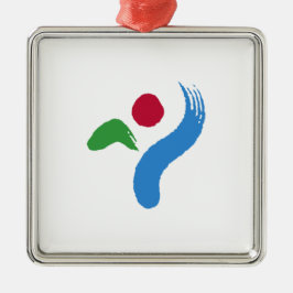 Vlag van Seoul (Zuid-Korea) Metalen Ornament