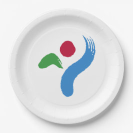 Vlag van Seoul (Zuid-Korea) Papieren Bordje