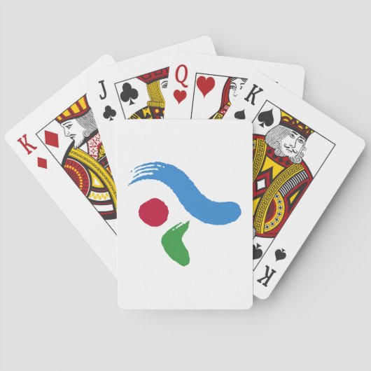 Vlag van Seoul (Zuid-Korea) Pokerkaarten (Achterkant)