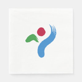 Vlag van Seoul (Zuid-Korea) Servet
