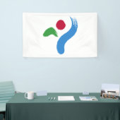 Vlag van Seoul (Zuid-Korea) Spandoek (Beurs)
