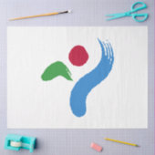 Vlag van Seoul (Zuid-Korea) Tissuepapier (Craft)