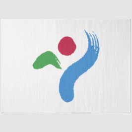 Vlag van Seoul (Zuid-Korea) Tissuepapier