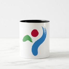 Vlag van Seoul (Zuid-Korea) Tweekleurige Koffiemok