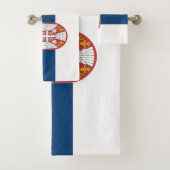 Vlag van Servië Bad Handdoek (Insitu)