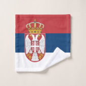Vlag van Servië Bad Handdoek (Wasdoekje)