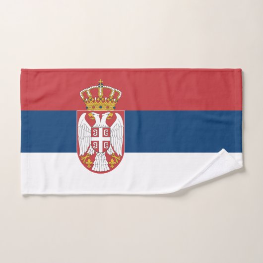 Vlag van Servië Bad Handdoek (Handdoek)