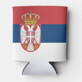 Vlag van Servië Blikjeskoeler (Voorkant)