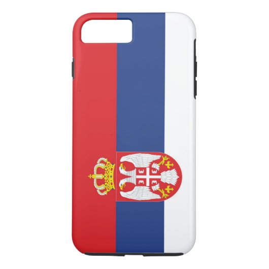 Vlag van Servië Case-Mate iPhone Case (Achterkant)